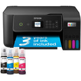 Epson ecotank et-2871 a4 multifunktions wi-fi-printer med blækbeholder alt-i-én inkjetprinter (sort, scan, kopi, wi-fi, inklusive op til 3 års blæk)