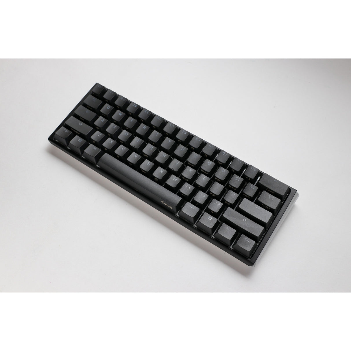 Ducky one 3 klassisk mini rgb mekanisk tastatur (sort, us-layout (qwerty), cherry mx brown, 60%, rgb led, double-shot pbt, hot-swappable, quack mekanik)