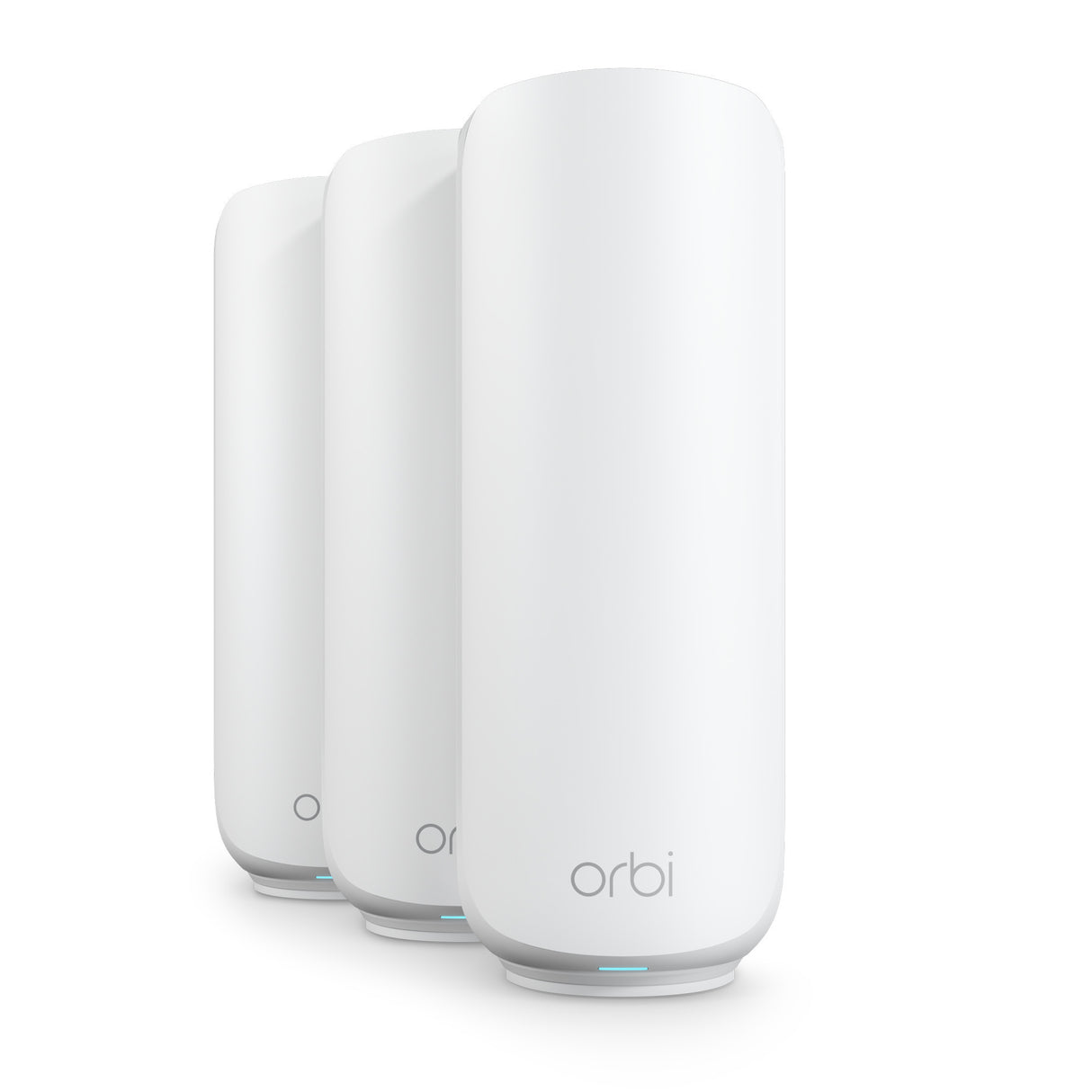 Netgear Orbi 370 WiFi mesh system, dual-band WiFi 7 mesh system, 3 styks mesh router (hvid, 1x Orbi WiFi 7 router (RBE371), 2x Orbi WiFi 7 satellitter (RBE370))