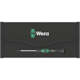 Wera compact micro 21 esd 1 skruetrækker (sort grøn, til elektriske apparater)