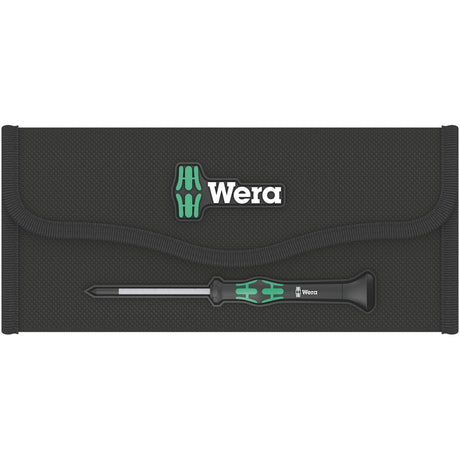 Wera compact micro 21 esd 1 skruetrækker (sort grøn, til elektriske apparater)