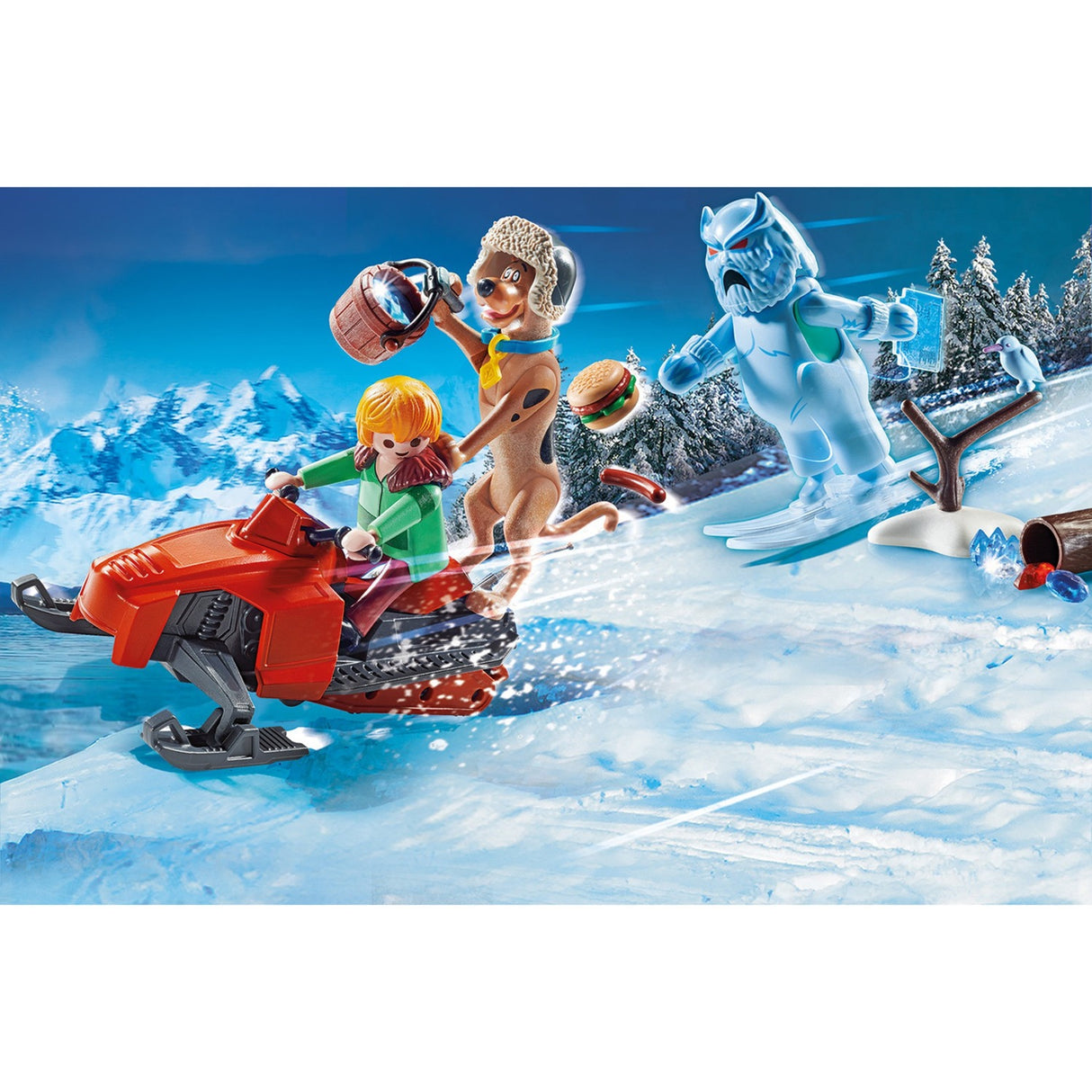Playmobil Scooby Doo! - eventyr med byggelegetøj i snespøgelse (70706)