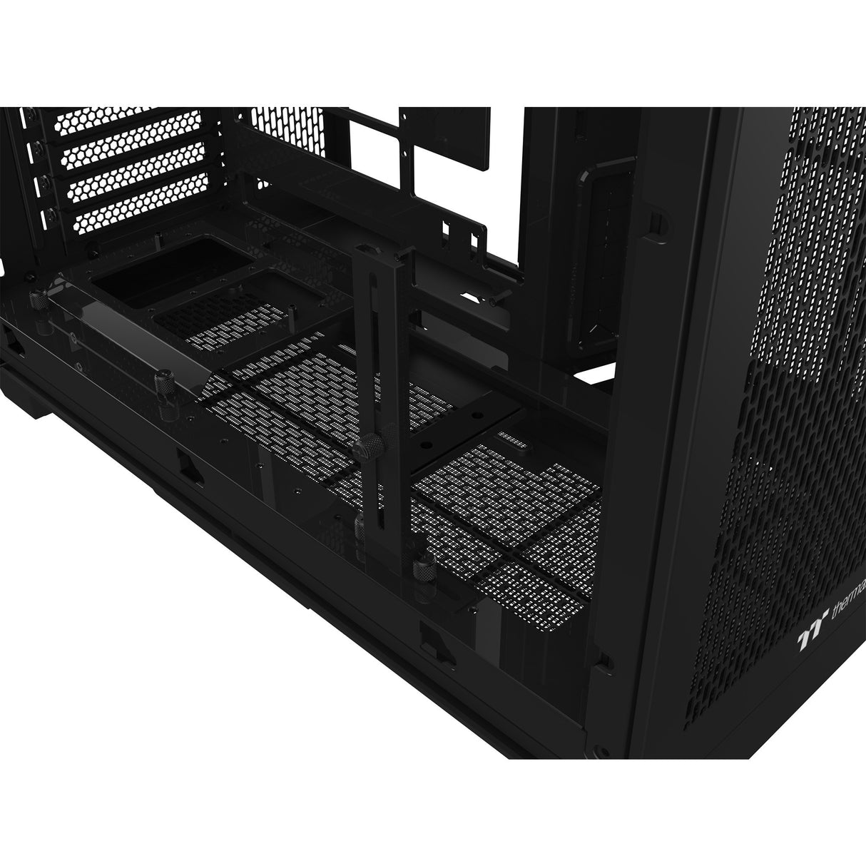 Thermaltake view 390 air midi tårnhus (sort | 2x USB-A | 1x USB-C | hærdet glas)