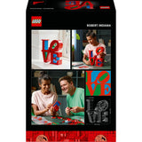 Lego art love boligtilbehør dekorationsbyggesæt til voksne, Valentinsgave - 31214