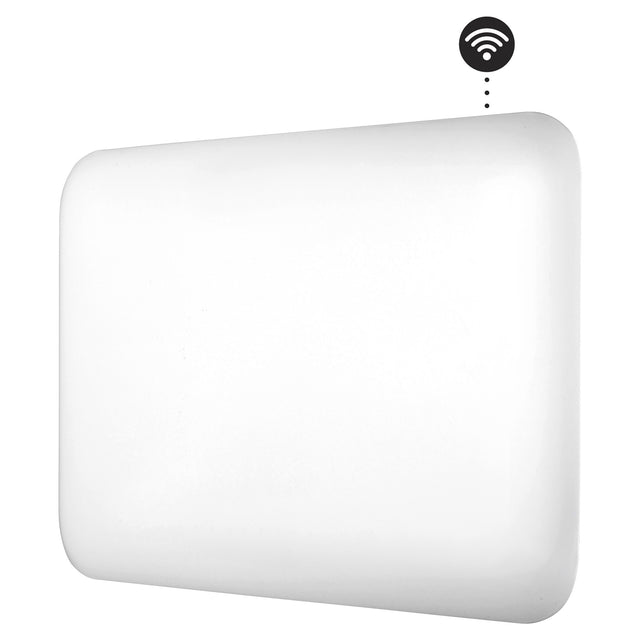 Møllestål wifi panelvarmer pa700wifi4, 700 watt konvektor (hvid, wifi 2,4 ghz (wifi 6), bluetooth 5.2, zigbee 3.0 + app)
