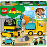 Lego duplo lastbil bæltegraver 10931