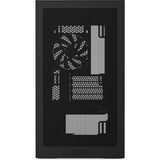 Nzxt h3 flow midi tårnhus (sort (mat) | 1x USB-A | 1x USB-C | hærdet glas)