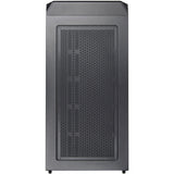 Silverstone sst-sed1-b midi tårnhus (sort | 2x USB-A | 1x USB-C)