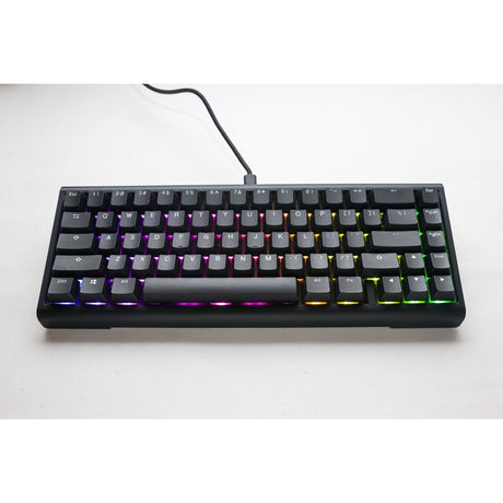Ducky projected tinker 65 med qmk via rgb mekanisk tastatur (sort, us-layout (qwerty), cherry mx blue, 65%, rgb lysdioder, double-shot pbt, hot-swappable, pakningsmontering)