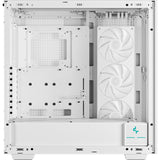 Deepcool morpheus midi tårnhus (hvid | 4x USB-A | 1x USB-C | RGB | hærdet glas)