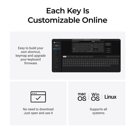 Keychron q6 ultra-m1 8k trådløst brugerdefineret mekanisk tastatur (sort, us-layout (qwerty), silke pom rød, 100%, rgb, hot swap, 8k, 2,4 ghz bluetooth 5,2 usb-c)