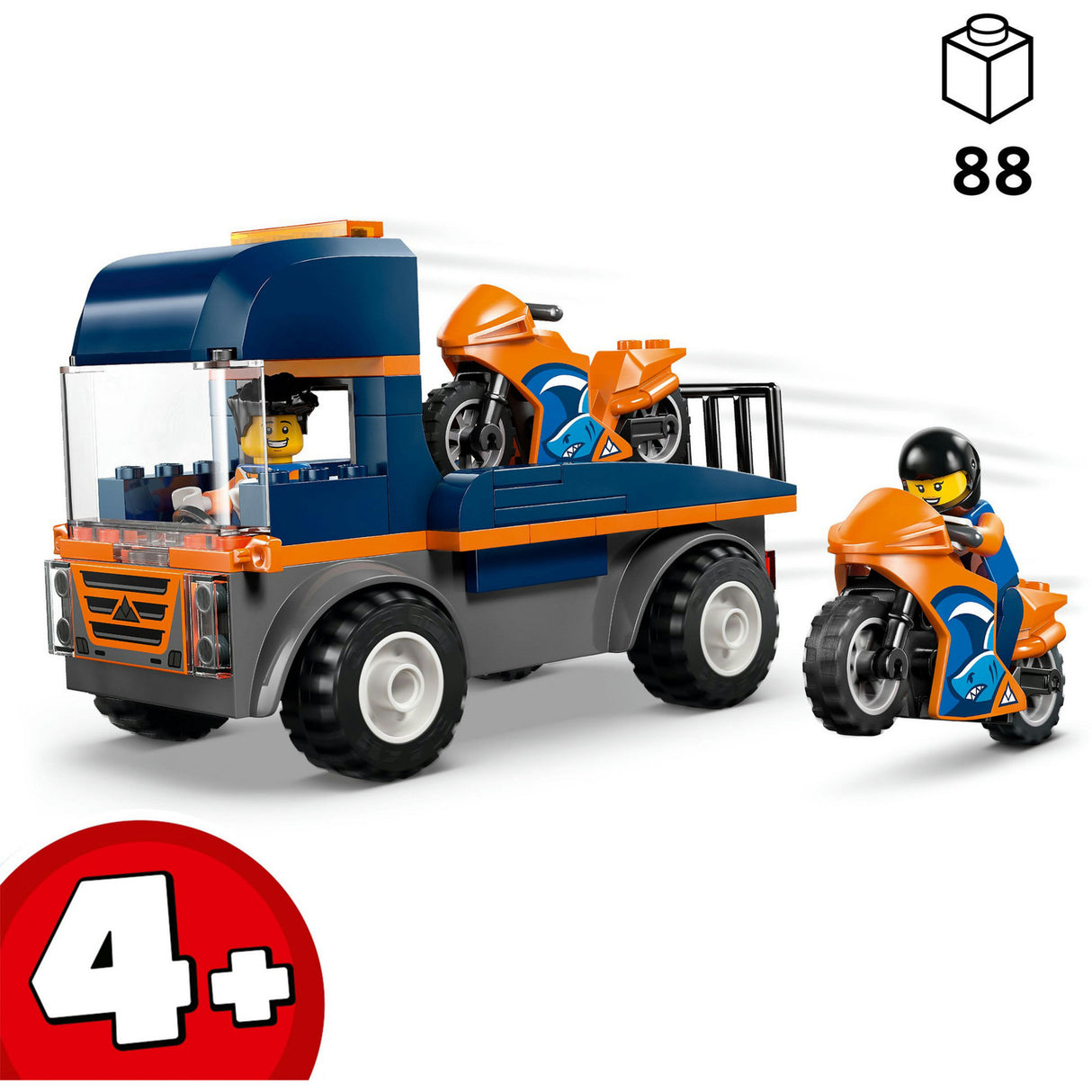 Lego city 60491 motorcykel transporter