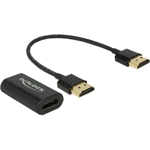 Delock HDMI A (hun) > VGA (hun) adapter (sort, 0,15 meter)