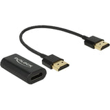 Delock HDMI A (hun) > VGA (hun) adapter (sort, 0,15 meter)