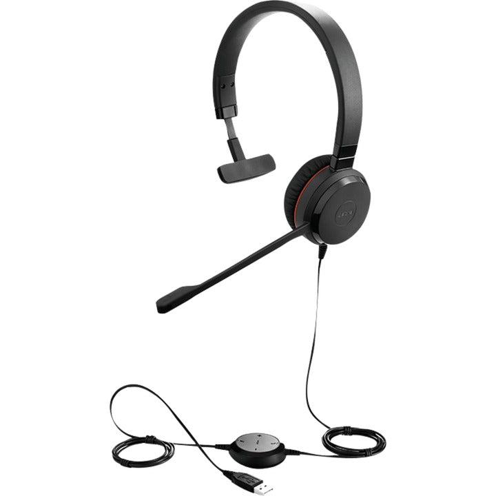 Jabra Evolve 30 II UC Mono On-Ear Headset (sort)