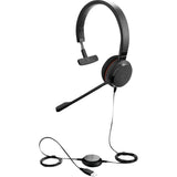 Jabra Evolve 30 II UC Mono On-Ear Headset (sort)