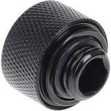 Alphacool eiszapfen 16mm hårdt rør kompressionsfitting g1 4 - seks pakke skruesæt (sort)