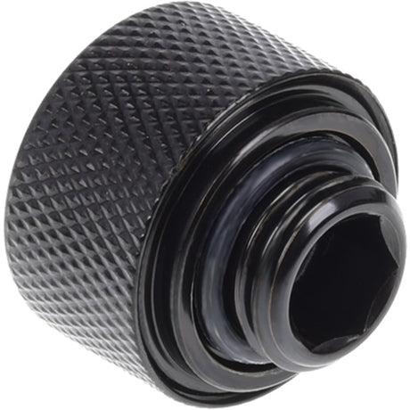 Alphacool eiszapfen 16mm hårdt rør kompressionsfitting g1 4 - seks pakke skruesæt (sort)