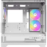Antec cx500m argb mini tårnhus (hvid | 2x USB-A | 1x USB-C | hærdet glas)