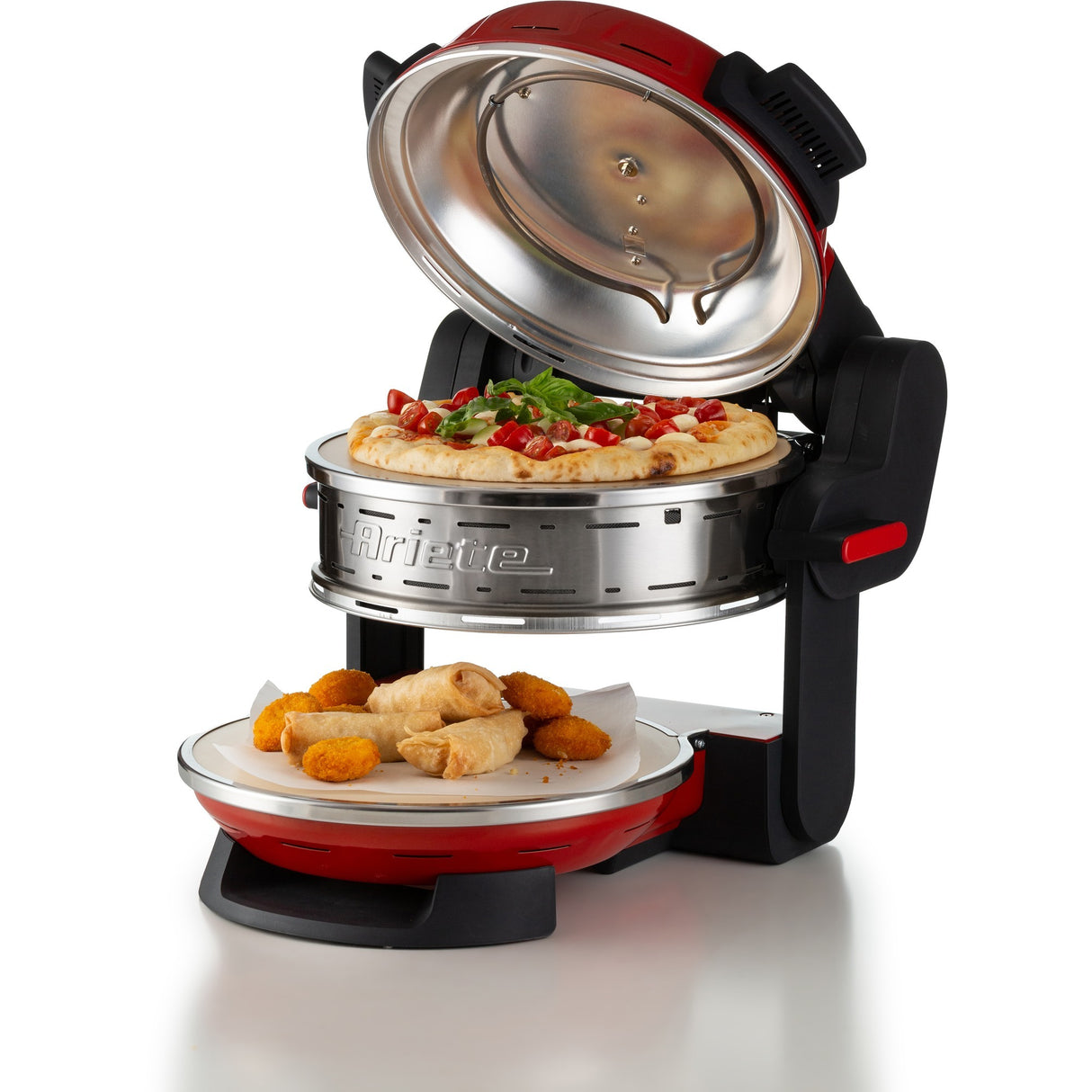 Ariete dobbelt pizzaovn 0927 00 (rød)