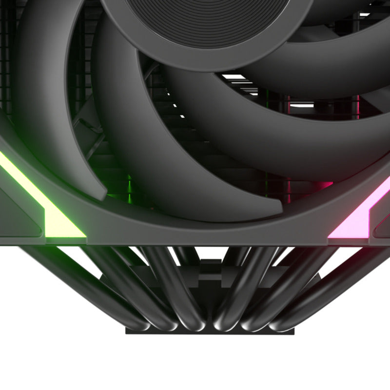 Xyz PC Gear Thermax 6 Duo RGB CPU-køler (sort, ARGB, PWM)