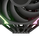Xyz PC Gear Thermax 6 Duo RGB CPU-køler (sort, ARGB, PWM)