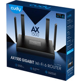 Cudy ax1500 gigabit wi-fi 6 router (sort, app)