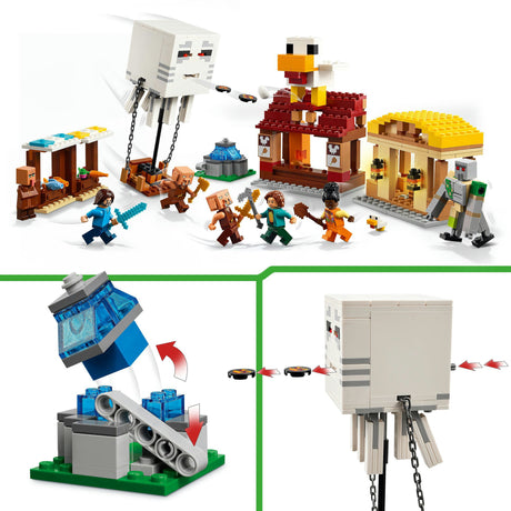 Lego minecraft det skrækkelige ballonangreb på landsbyen - 21273