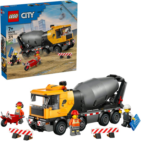 Lego city store køretøjer 60478 cement lastbil