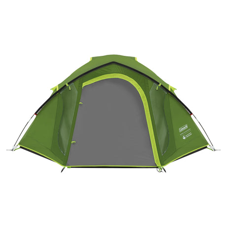 Coleman darwin 3 plus kuppeltelt (mørkegrøn lysegrøn, med frontstruktur, model 2025)