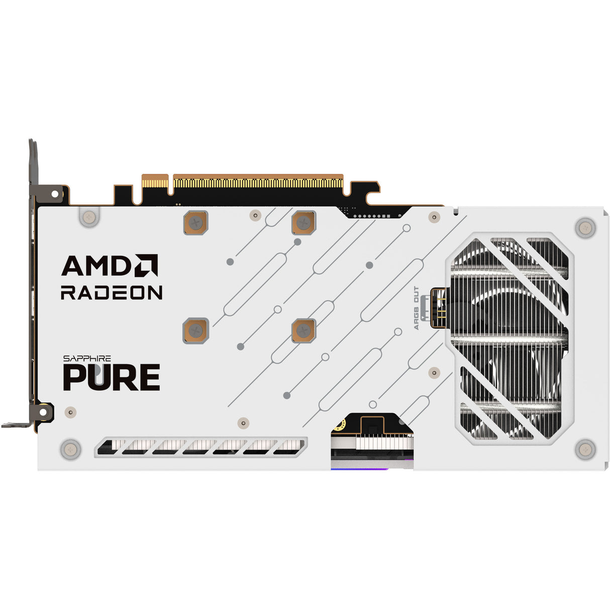 Sapphire Radeon RX 9060 XT Pure 16GB OC grafikkort (1x Display Port, 2x HDMI)