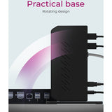 Icy box ib-dk2252ac dockingstation (sort, USB-A, HDMI, skærmport)