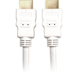 Sharkoon højhastigheds HDMI-kabel med Ethernet (hvid, 1 meter, 4k, forgyldt)