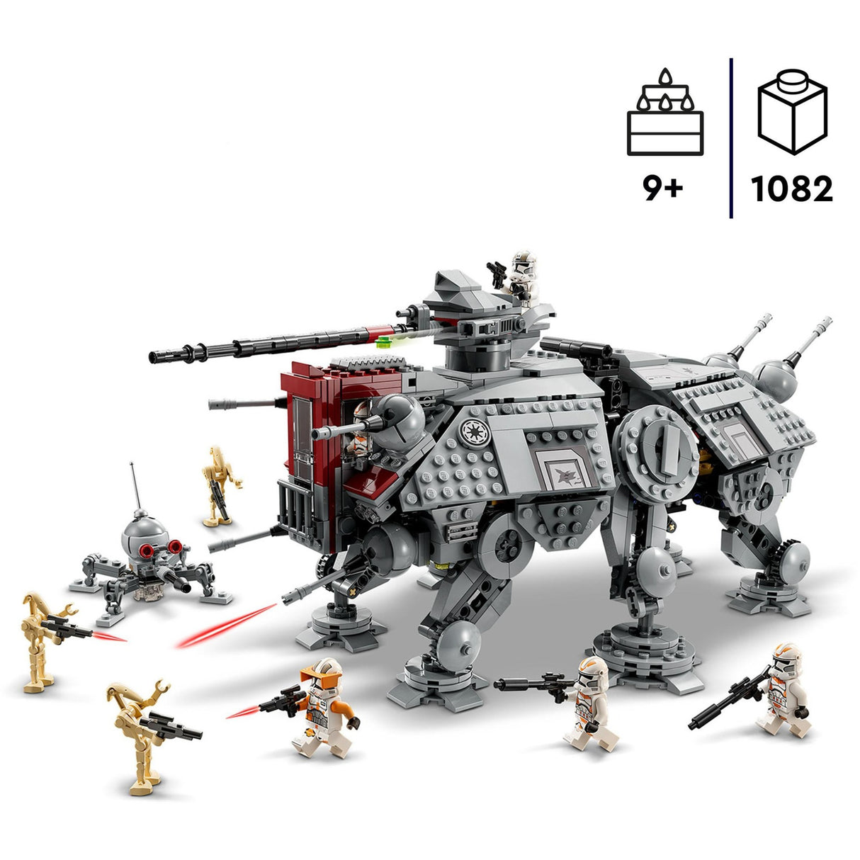 Lego star wars - at-te walker byggelegetøj (75337)