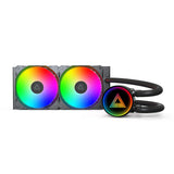 Montech lightflow argb 240 vandkøling (sort)