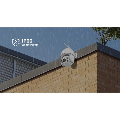 Foscam SD8P, 4K 8MP Dual Band WiFi PTZ udendørs sikkerhedskamera (hvid)