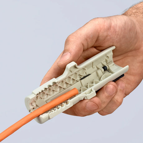 Knipex 16 65 125 sb kabelstripper velegnet til: cat5 kabel 4,5 til 10 mm 0,2 til 4,0 mm²