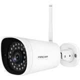Foscam G4P Super HD WiFi udendørskamera (hvid, 4 MP, 2K, WLAN)