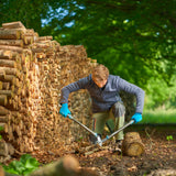 Gardena ambolt beskæringssaks energycut pro l, med ambolt cut (grå turkis, 75 cm, til tørt træ)