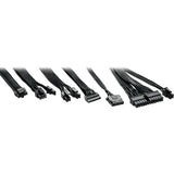 Sharkoon rebel p20 sfx modulær 1000 watt strømforsyning (sort, 1x 12v-2x6, 2x pcie)
