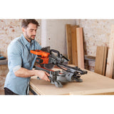 Black+decker 1600w 216mm kap- og geringssav - bes700-qs
