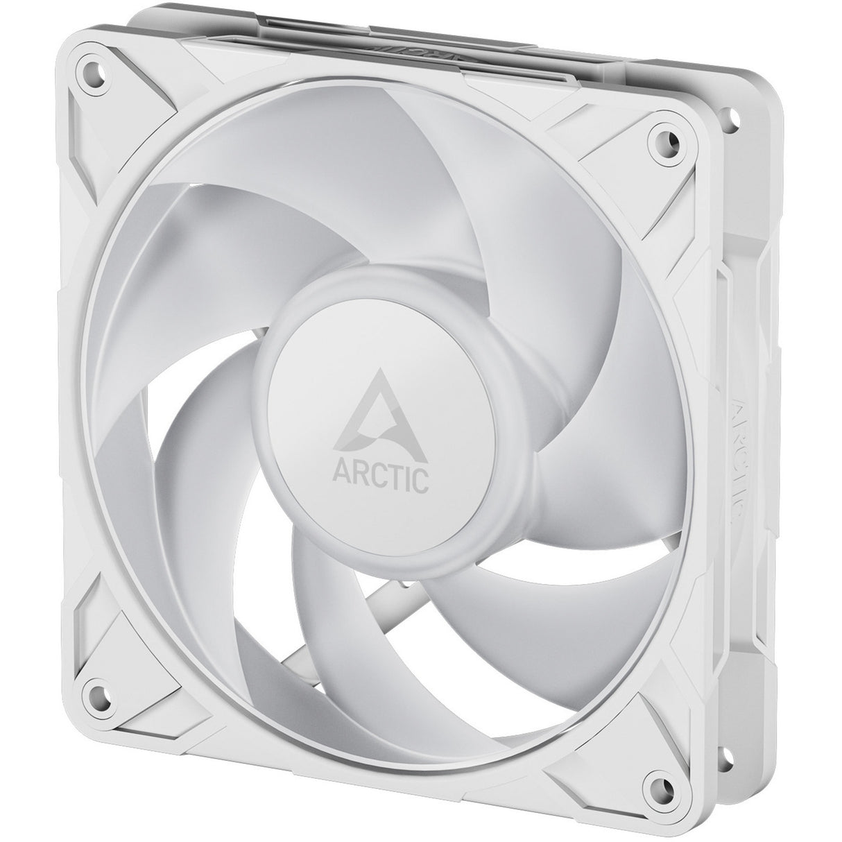 Arctic p12 pro a-rgb kabinet blæser (hvid, 120 x 120 x 25 mm, pwm)