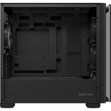 Asus a23 plus mini tårnetui (sort | 2x USB-A | 1x USB-C | RGB | hærdet glas)