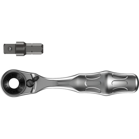 Wera 8001 en bit skralde ¼ sb med ¼ adapter, 2-delt - 1 stk. - 05073230001