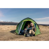 Coleman darwin 3 plus kuppeltelt (mørkegrøn lysegrøn, med frontstruktur, model 2025)