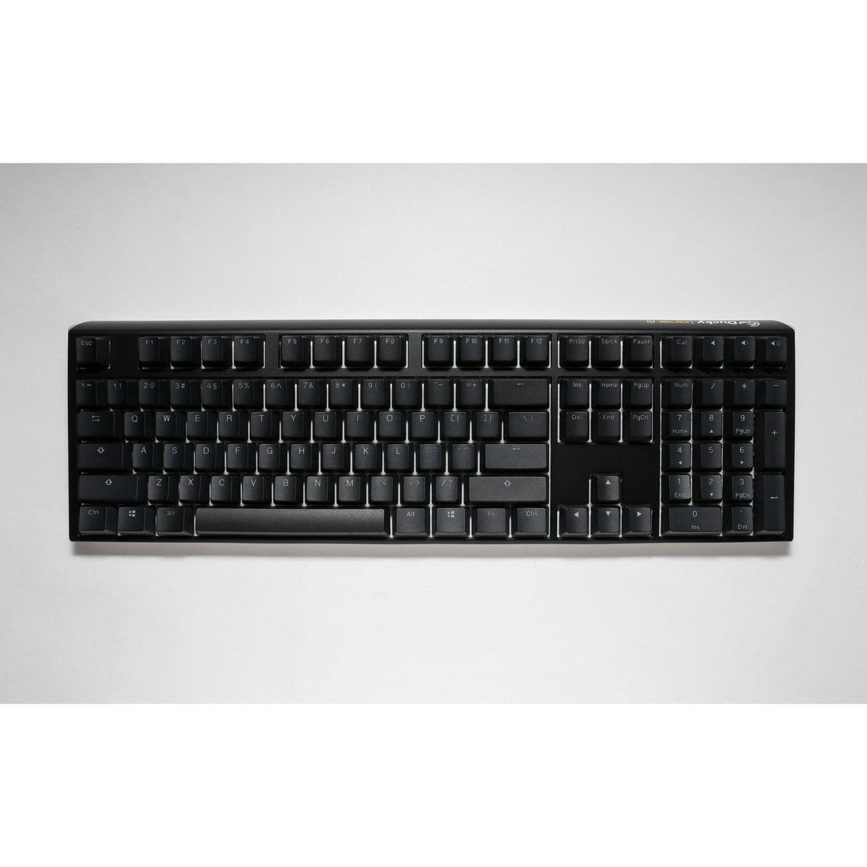 Ducky one 3 klassisk rgb mekanisk tastatur (sort, us-layout (qwerty), cherry mx speed silver, 100%, rgb led, double-shot pbt, hot-swappable, quack mekanik)