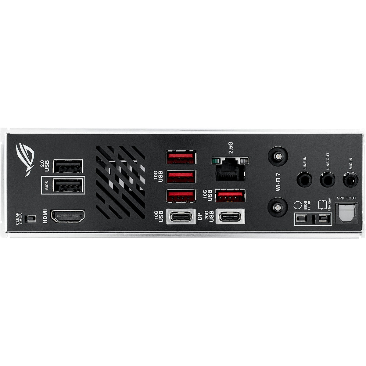 Asus ROG Strix B850-I Gaming Wi-Fi Socket AM5 bundkort (2,5 GB-LAN, Wi-Fi 7, BT, Lyd, Mini-ITX)