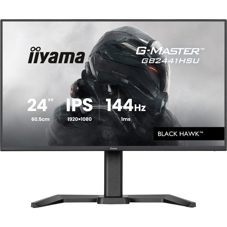 Iiyama G-Master Black Hawk GB2441HSU-B1 23.8 gaming-skærm (sort, HDMI, DisplayPort, 2x USB-A, USB-B, 144 Hz)