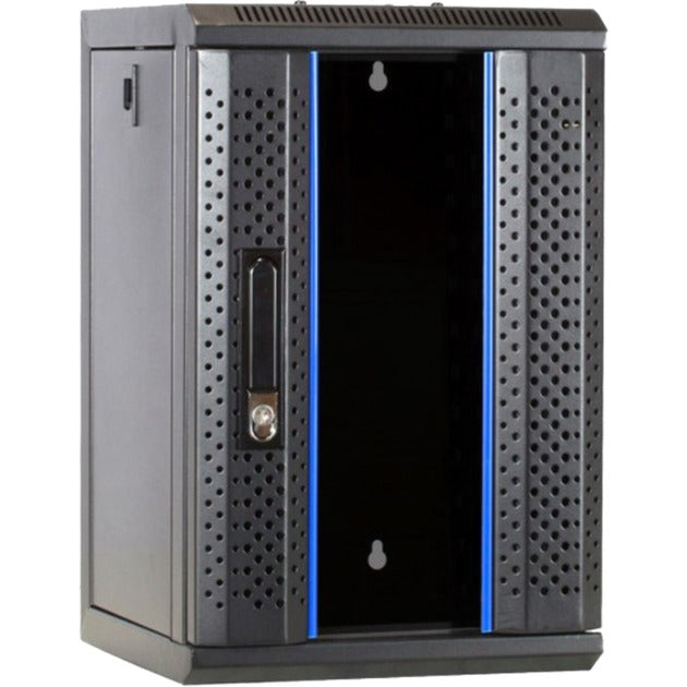 Dsi 10 tommer 9u serverskab med glasdør serverrack