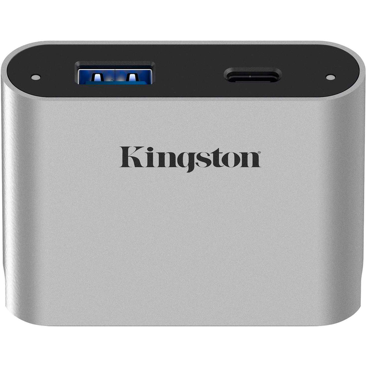 Kingston Workflow USB Mini Hub-dockingstation (Sølvsort, USB-C, USB-A)